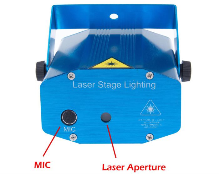 DJ Laser Stage Light (Sound Activate)