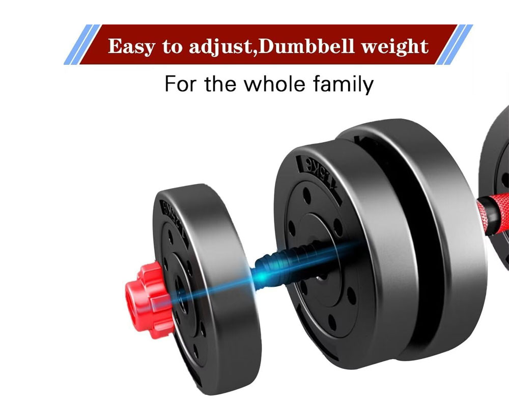Adjustable Dumbbell Barbell 20KG