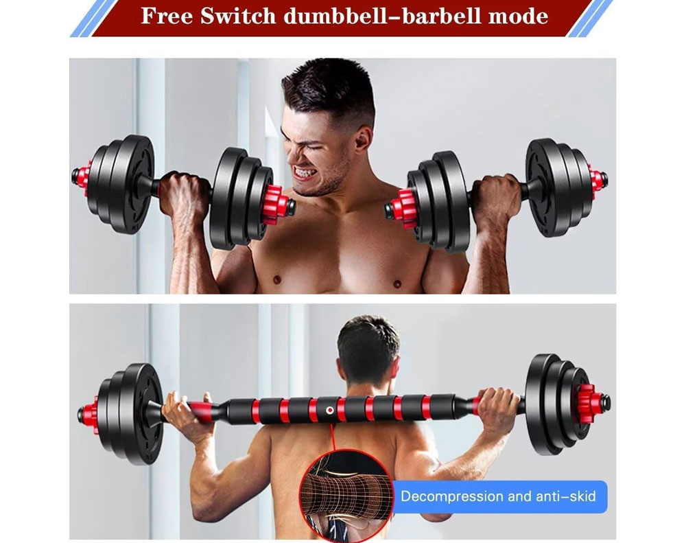 Adjustable Dumbbell Barbell 20KG
