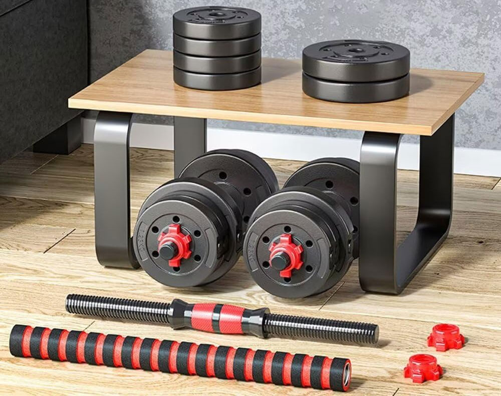 Adjustable Dumbbell Barbell 20KG