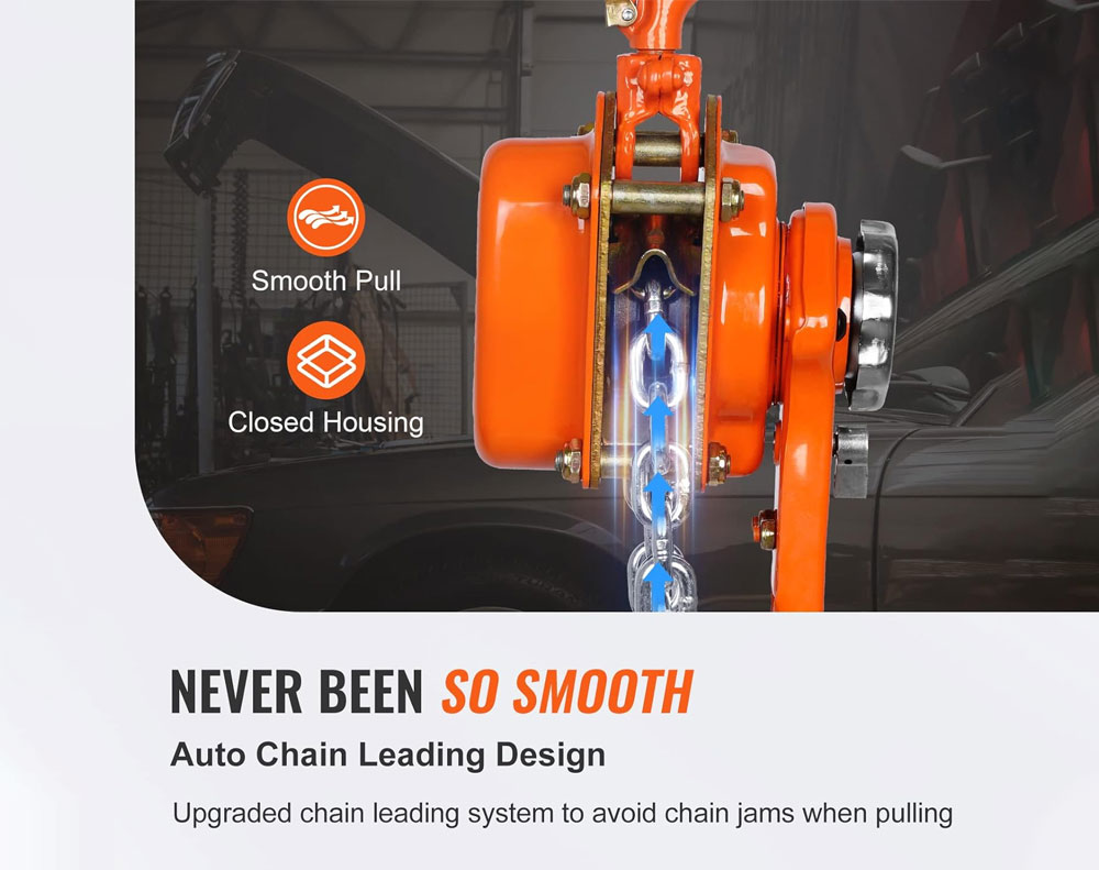 Lever Block Chain Hoist Orange