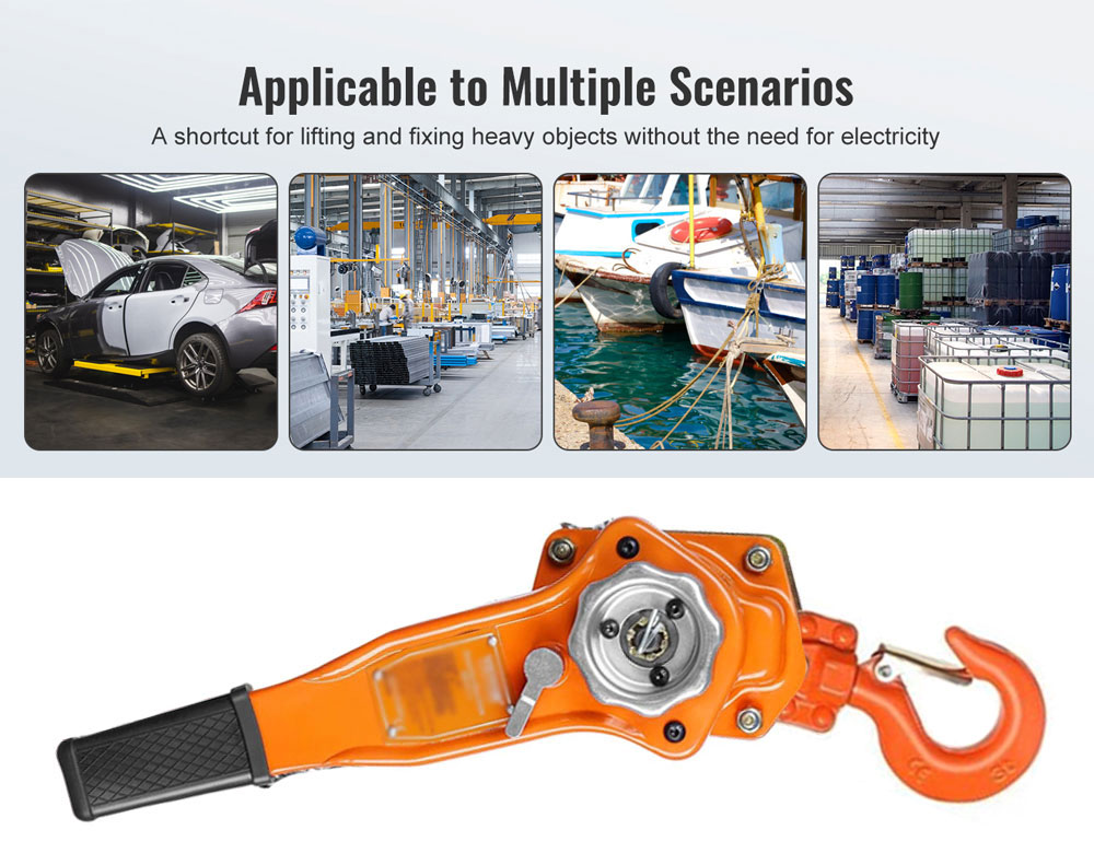Lever Block Chain Hoist Orange