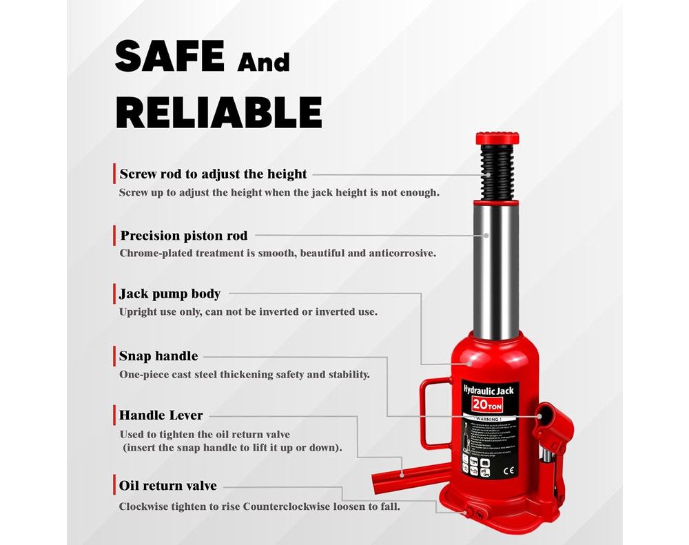 Bottle Jack 20T Hydraulic